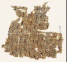 Textile fragment with stylized plants and curving lines (EA1990.1117)