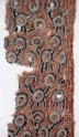 Textile fragment with stylized plants