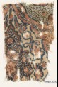 Textile fragment with tendrils and rosettes (EA1990.1143)