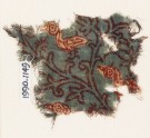 Textile fragment with birds and tendrils (EA1990.1149)