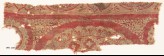Textile fragment with part of a large medallion