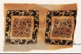 Textile fragment with square frames and scrolls (EA1990.1202)