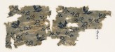 Textile fragment with birds and flowers