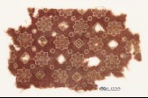 Textile fragment with rosettes, dots, and small squares (EA1990.1220)