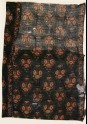 Textile fragment with bunches of flowers