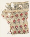 Textile fragment with flowers