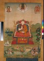 Enthroned grand lama of the Nyingmapa school