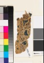 Textile fragment with swirling vegetal pattern and trefoil shapes (EA1993.103)