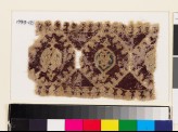 Textile fragment with linked octagons and medallions