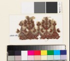 Textile fragment with stylized trees and birds (EA1993.141)
