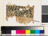 Textile fragment from a belt or scarf with trefoils and leaves (EA1993.150)