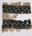 Textile from a scarf or girdle with leaves and chevrons (EA1993.152)