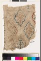 Textile fragment with lobed medallions, plants, and flowers