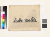 Textile fragment with stylized pairs of birds and trees (EA1993.178)