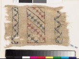 Textile fragment with steps, florets, and chevrons (EA1993.197)