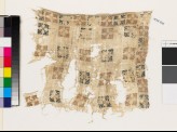 Textile fragment with squares and flower-heads (EA1993.205)