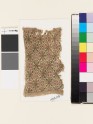 Textile fragment with lattice of diamond-shapes and squares (EA1993.215)