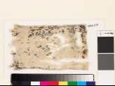 Textile fragment with geometric pattern, triangles, and hexagons (EA1993.219)