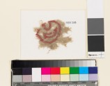 Textile fragment with leaf and crescent (EA1993.255)