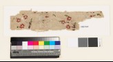 Textile fragment with floral sprays and hooked stems