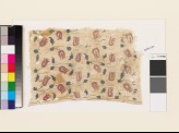 Textile fragment with tulips, leaves, and stems (EA1993.270)