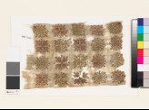 Textile fragment with stylized flower-heads (EA1993.286)