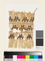 Textile fragment with birds and chevrons