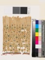 Textile fragment with chevron stems, triangular flowers, and zigzag (EA1993.305)