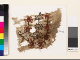 Textile fragment with stylized floral spray (EA1993.312)
