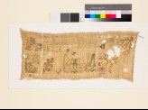 Sampler with flowering plants, birds, trees, trefoils, and S-shapes (EA1993.322)