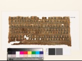 Textile fragment with bands of diagonal crosses (EA1993.348)