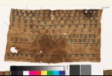 Textile fragment with bands of diagonal crosses (EA1993.349)