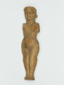 Female figure wearing jewellery