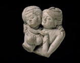 Plaque fragment with pair of lovers (mithuna) (EA1993.389)