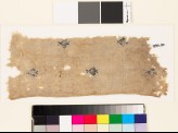 Textile fragment with diamond-shaped medallions and palmettes (EA1993.50)