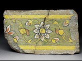 Border tile from the tomb of Madin Sahib with floral meander design