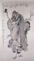 Man and boy with plum blossoms and a crane (EA1995.248)