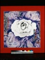 White flower surrounded by faces (EA1995.291)