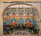 Rajput noblemen in an interior