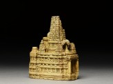 Stone model of the Mahabodhi temple