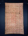 Cloth with rice field, buffalo, and human figures