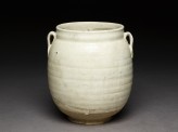 Cizhou type jar with white slip