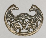 Talismanic plaque, or tokcha, with confronted horses (EA2001.154)