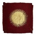 Royal flag with sun symbol