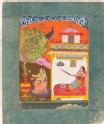 A lady plucking leaves, illustrating the musical mode Gunakali Ragini (EA2001.33)
