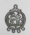 Talismanic plaque, or tokcha, with hybrid animal (EA2002.3)