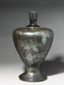 Bottle in meiping shape with orange trees