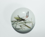 Porcelain box with a cricket