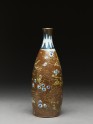 Bottle with butterflies and flowers