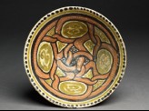 Bowl with interlacing medallions